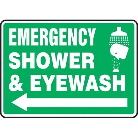SAFETY SIGN EMERGENCY SHOWER AND MFSD540VS